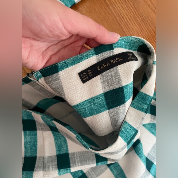 Zara Gingham Pencil Skirt + Top Set - Picture 8 of 8